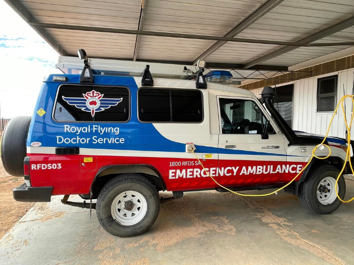 Royal Flying Doctor Service Emergency Ambulance